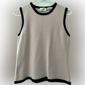 Neiman Marcus Pink and Black Tank Top